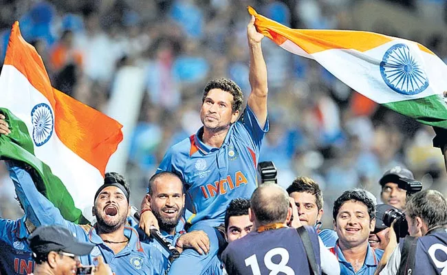 Tendulkar 2011 World Cup Triumph Shortlisted For Laureus Sporting Moment Award  - Sakshi