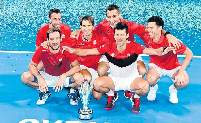 Djokovic Beats Nadal to Lead Serbia to ATP Cup Win - Sakshi