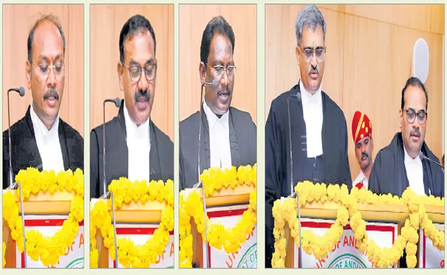 AP High Court Judges Sworn in - Sakshi