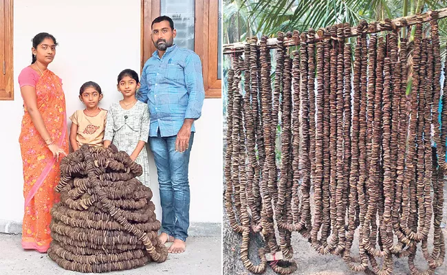 400 Feet Pidakala Danda For Bhogi Festival in Amalapuram - Sakshi