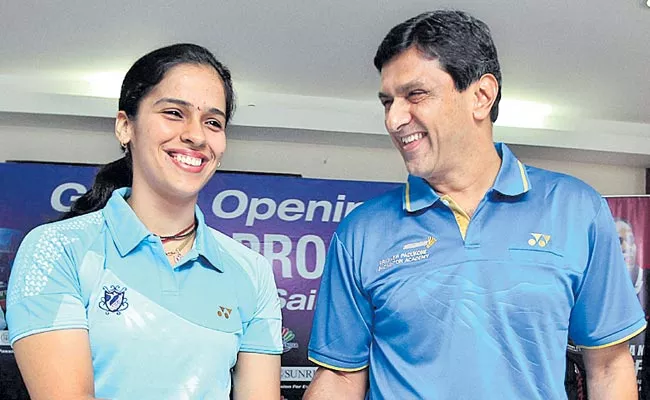 Saina Nehwal Decision To Shift to Bengaluru Says Prakash Padukone Academy - Sakshi