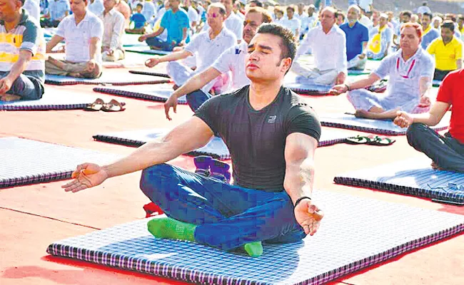 Yoga Break In Government Institutions - Sakshi