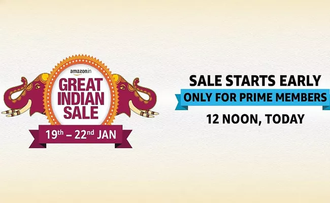 Amazon Great Indian Sale 2020 Begins Today for Prime Members - Sakshi