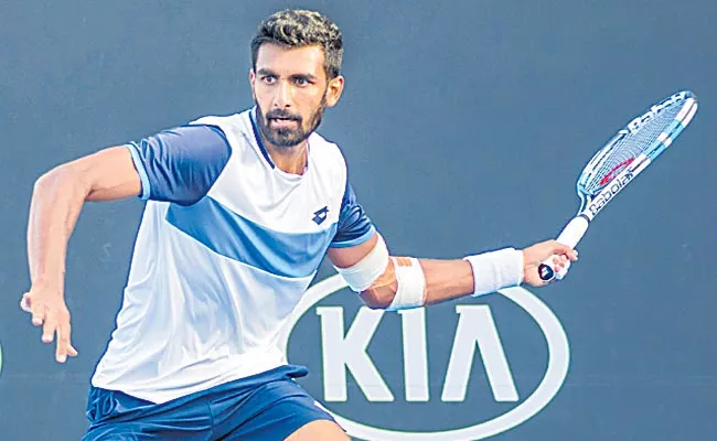 Australian Open Prajnesh Gunneswaran Defeated Qualifier Match - Sakshi