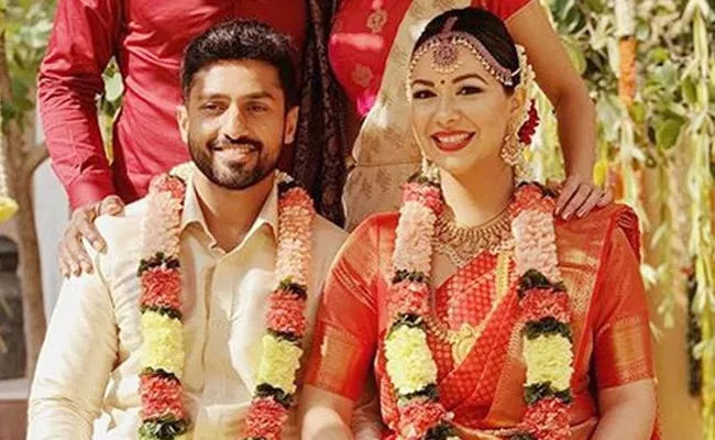 Karun Nair Marries Girlfriend Sanaya Tankariwala - Sakshi