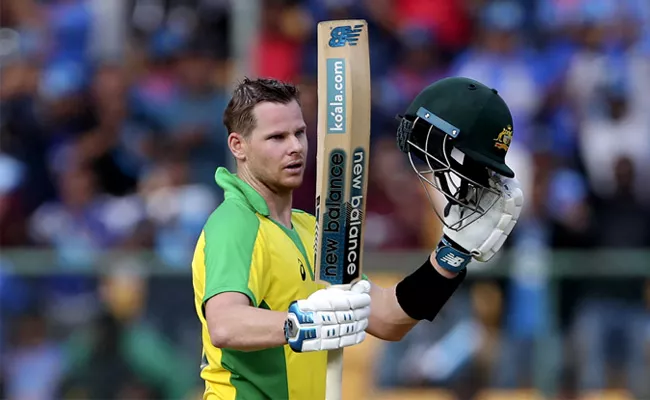 IND VS AUS 3rd ODI: Steven Smith 9th ODI hundred - Sakshi