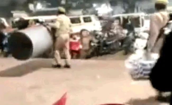 CAA Protest Uttar Pradesh Police Clarity On Snatching Blankets - Sakshi