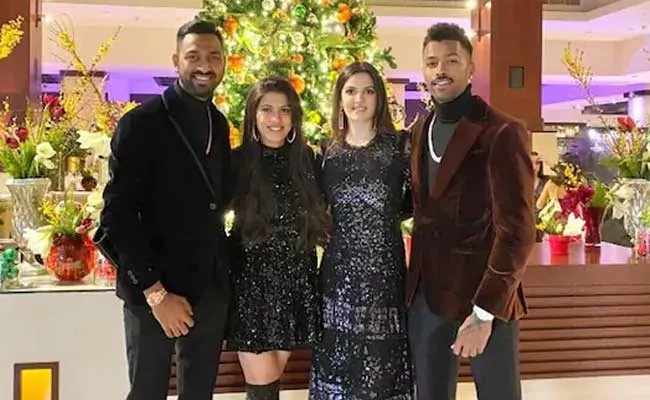 Krunal Pandya Congratulates Hardik Pandya And Natasa Stankovic - Sakshi