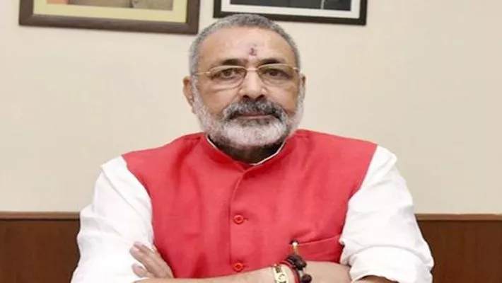 Union Minister Giriraj Singh Says Children Go Abroad Start Eating Beef - Sakshi