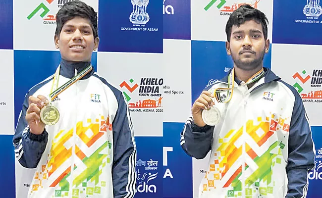 Four Medals Within One Day For Andhra Pradesh In Khelo India Youth Games - Sakshi