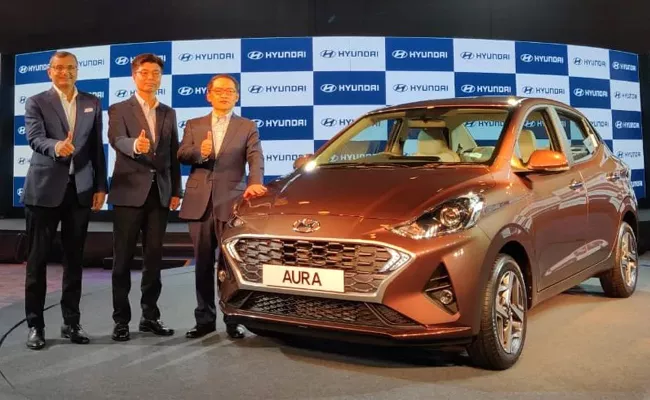 Hyundai Aura Launched In India  - Sakshi