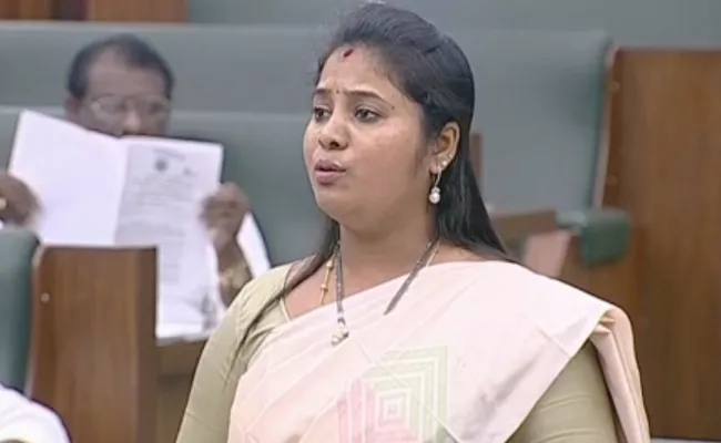 AP Deputy CM Pushpa Sreevani Speech On SC Commission Bill At Assembly - Sakshi