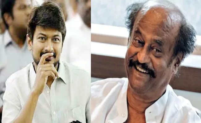 Udhayanidhi Stalin Tweet on Rajinikanth Comments - Sakshi