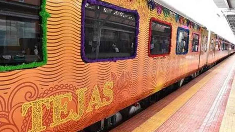 IRCTC To Pay Compensation To Tejas Express Passengers For Delay   - Sakshi