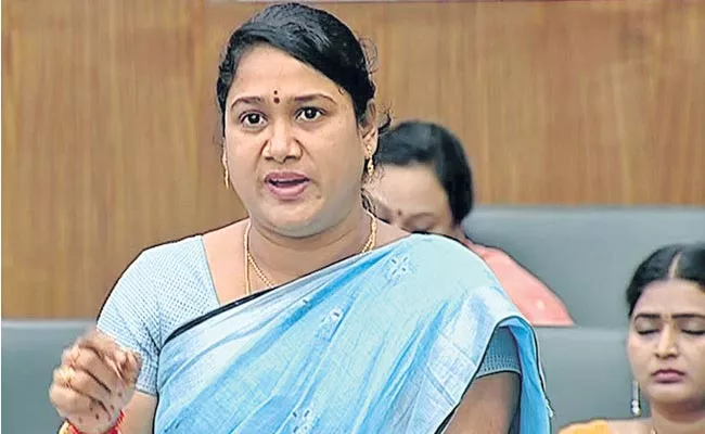 YSRCP MLA Dhanalakshmi Comments Chandrababu Naidu - Sakshi