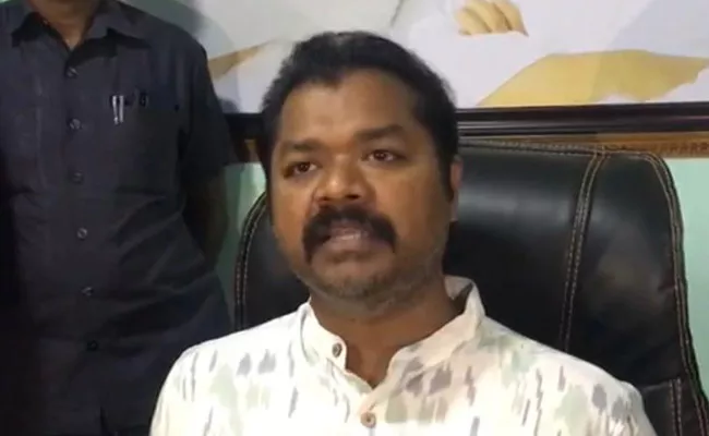 Government Whip Dadisetti Raja Firs On Chandrababu - Sakshi