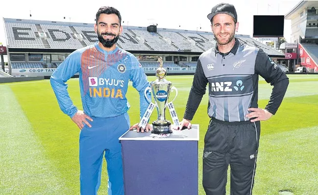 India To Take On New Zealand In First T20 Cricket Match At Auckland - Sakshi