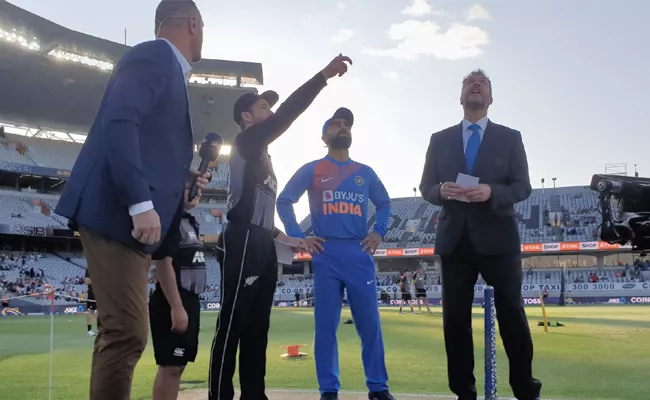 IND Vs NZ: Team India Won The Toss Elected Field - Sakshi