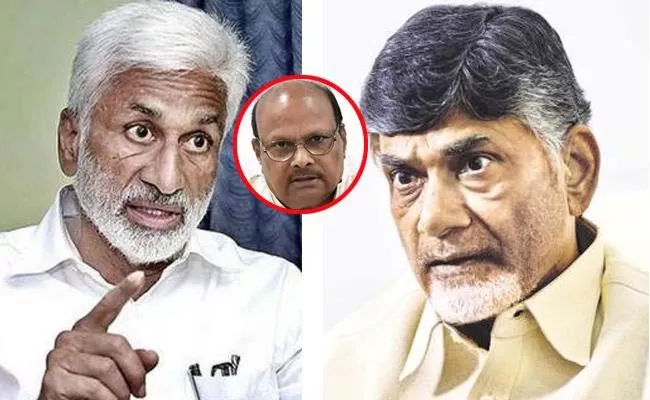 Vijaya Sai Reddy Slams Chandrababu Naidu And Yanamala Rama Krishnudu - Sakshi