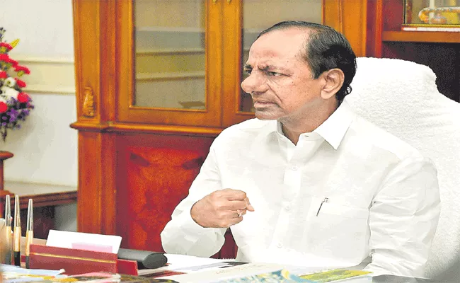 KCR Review Meeting On Palle Pragathi - Sakshi