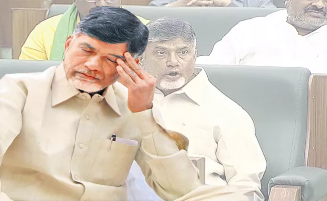 TDP leaders say that Chandrababu and TDP MLAs intentionally did not come to the House - Sakshi