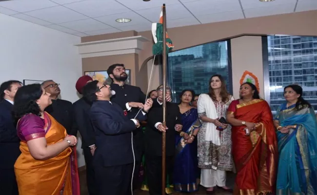 71st Republic Celebrations In Consulate General In Chicago - Sakshi