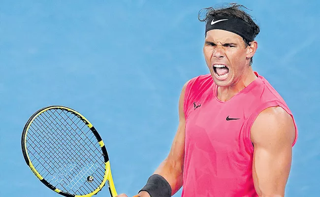 Rafael Nadal Entered Into Quarter Final In Australian Open Tourney - Sakshi