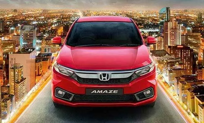 2020 Honda Amaze launched, starts at Rs 6.09 lakh - Sakshi