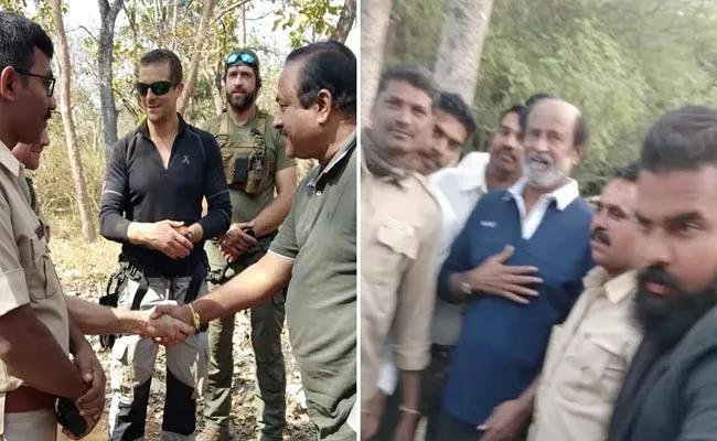 Rajinikanth Reaction On Man vs Wild Shooting - Sakshi