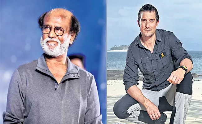 Rajinikanth Injured During Filming Of Man Vs Wild With Bear Grylls - Sakshi