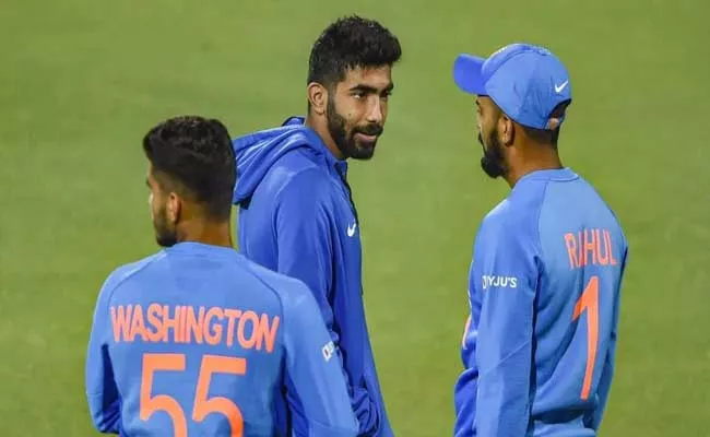 Jasprit Bumrah Rattles Stumps In Training Session In Barabati Stadium - Sakshi