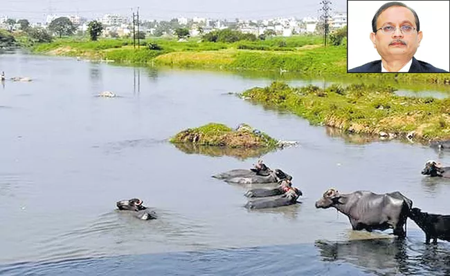 Rajiv Ranjan Mishra meeting with Water Board officials - Sakshi