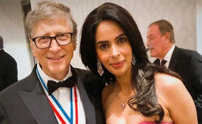 Mallika Sherawat With Bill Gates Talks About Female Empowerment - Sakshi