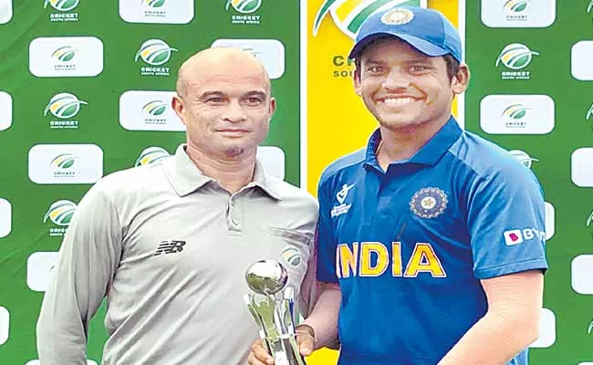 India U19 Team Beats South Africa By 9 Wickets In First Youth ODI - Sakshi