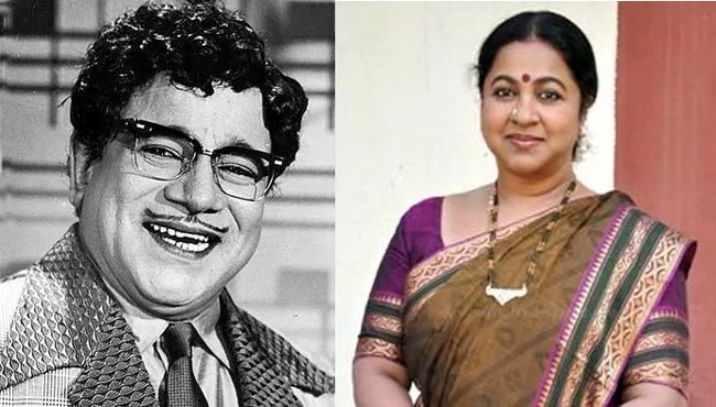 Radhika About His Father MR Radha Biopic - Sakshi