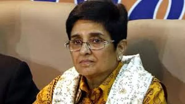 Puducherry GovernorKiran Bedi shares fake video of sun chanting Om - Sakshi