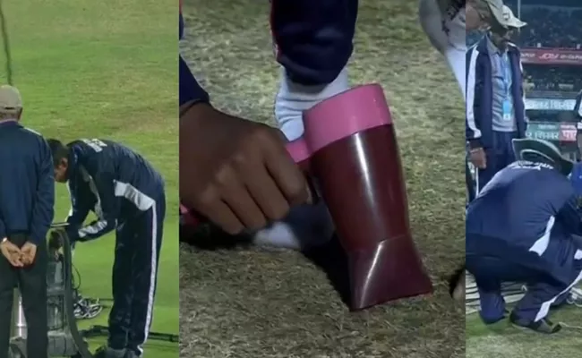 IND Vs SL: Twitter Mocks BCCI For Using Hairdryer To Dry Pitch - Sakshi