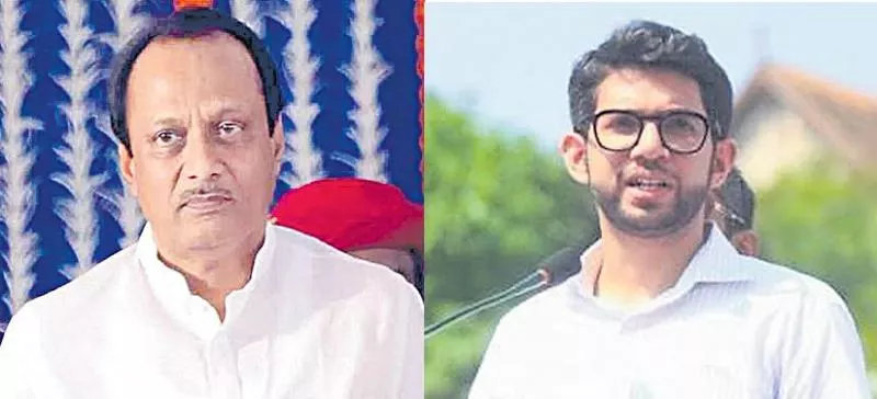 Ajit Pawar could get finance and Aaditya Thackeray environment and tourism - Sakshi