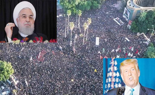 Hassan Rouhani Warns Trump Never Threaten The Iranian Nation - Sakshi