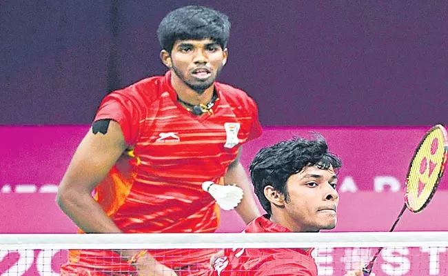 Satwiksairaj Rankireddy And Chirag Shetty Lose In First Round - Sakshi