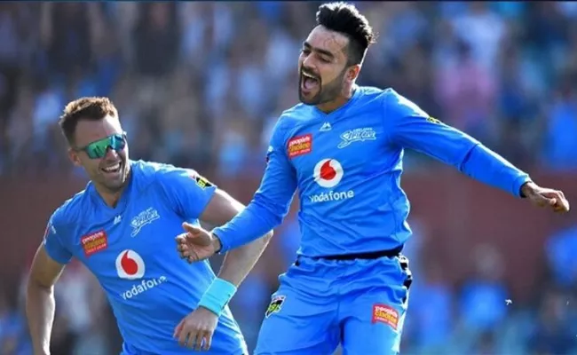 BBL: Rashid Khans 3rd T20 Hat Trick Hazlewood Hat Trick Boundaries - Sakshi