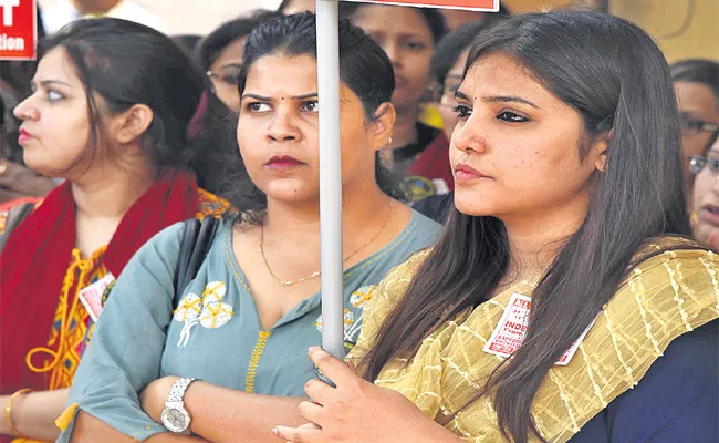 Bank Employees Strike in Hyderabad - Sakshi