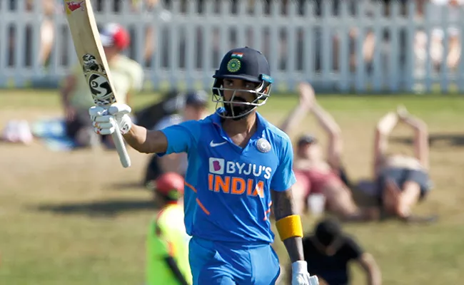 India Vs New Zealand 3rd ODI Lokesh Rahul 4th ODI Century - Sakshi