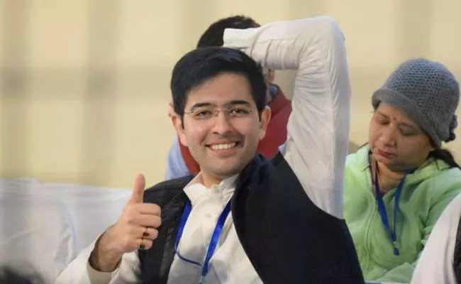 AAPs Raghav Chadha Wins Delhi Rajinder Nagar Seat - Sakshi