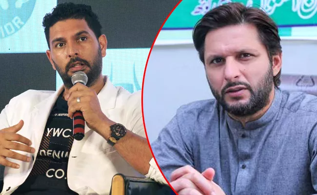 Yuvraj Singh Shahid Afridi Wish Bilateral Series Between India And Pakistan - Sakshi