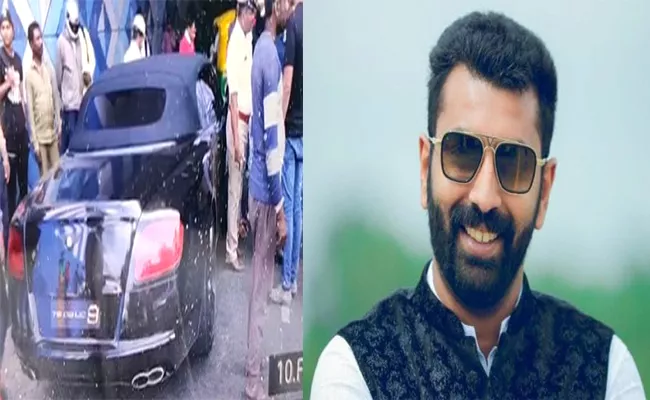 MLA Son Nalapad Hit And Run in Karnataka - Sakshi