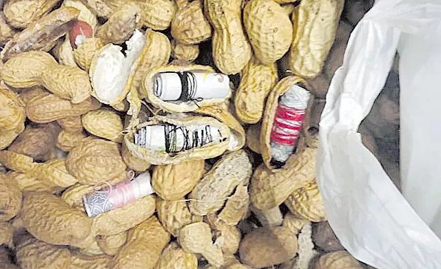 CISF Seizes Rs 45 Lakh in Foreign Currency from Meatballs And Peanuts - Sakshi