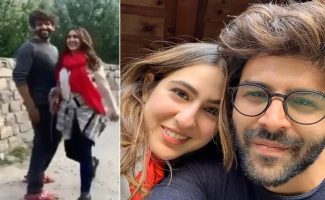 Kartik Aaryan Shares Video That Sara Ali Khan Being Called Bhabhi - Sakshi