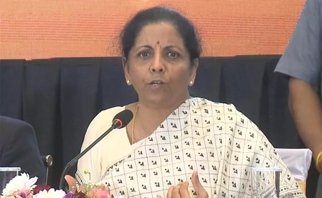 Nirmala Sitharaman Press Meet Over Central Budget In Hyderabad - Sakshi