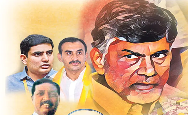 Income Tax Raid Found Only Small Part Robbery of Chandrababu Naidu - Sakshi